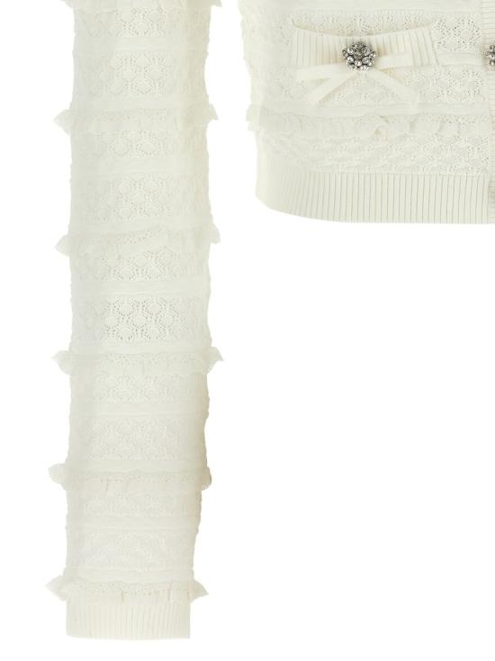 26SS 셀프 포트레이트 니트웨어 SS26063CWWHITE White - SELF PORTRAIT