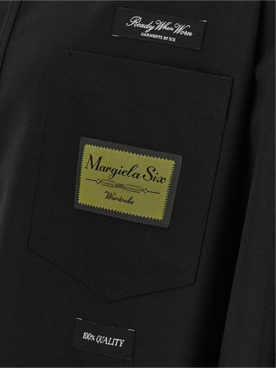 26SS MM6 메종마르지엘라 긴팔 셔츠 SH0DT0040M35733900 Black - MM6 MAISON MARGIELA