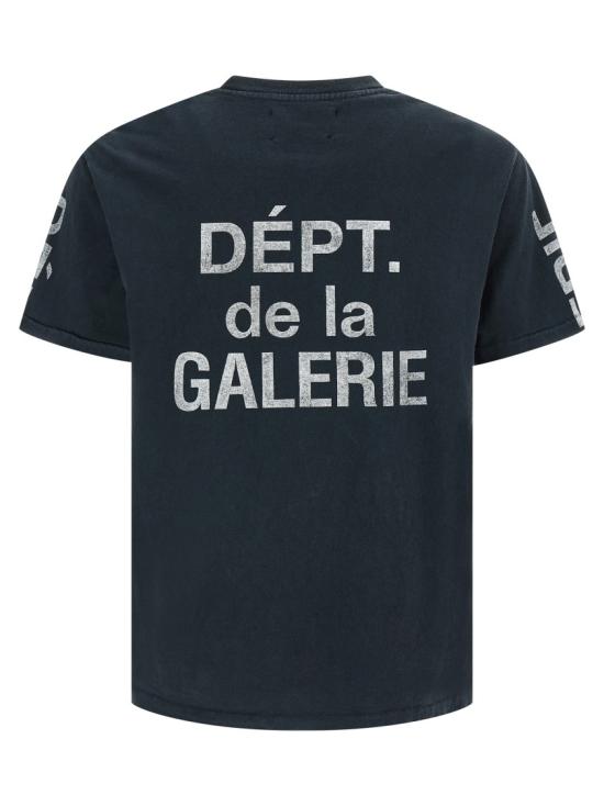 26SS 갤러리 디파트먼트 반팔 티셔츠 TOP038WASHEDBLACK Black - GALLERY DEPT