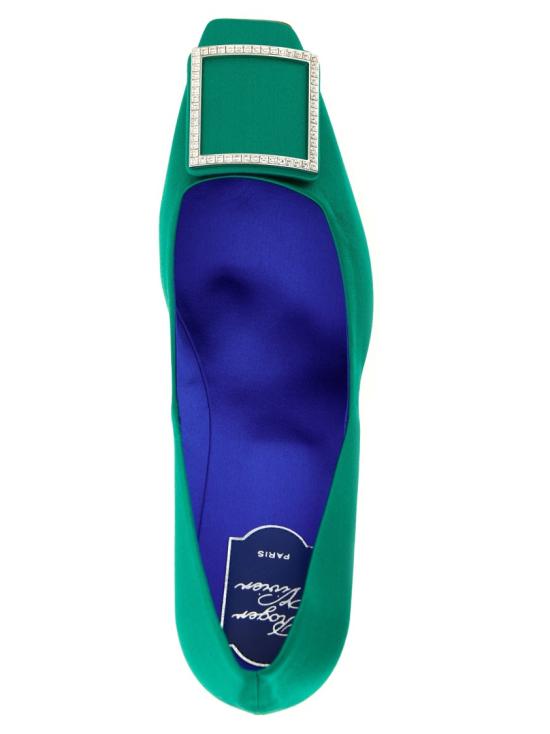 26SS 로저비비에 힐/펌프스 RVW40044010RS0V016 Green - ROGER VIVIER