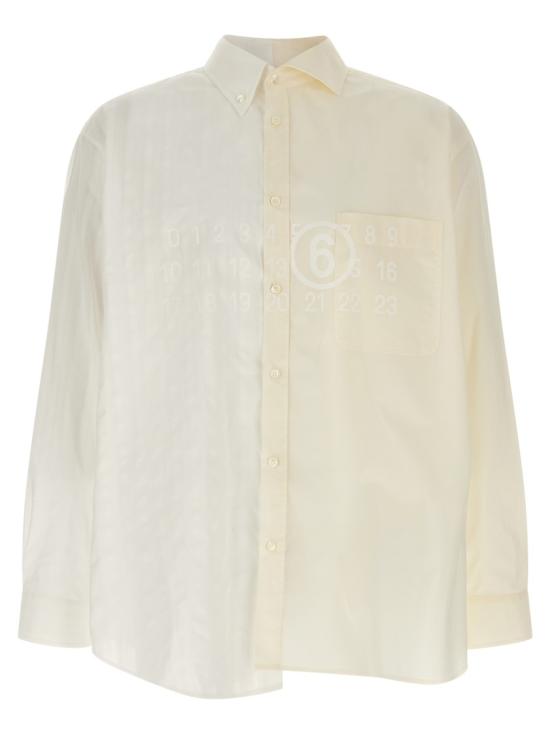 26SS MM6 메종마르지엘라 긴팔 셔츠 SH0DT0025MTN135961 Neutrals