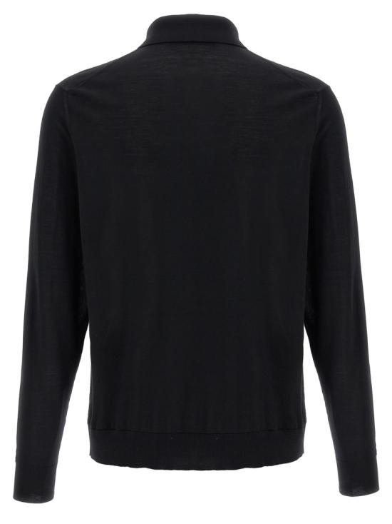 26FW 키톤 폴로 티셔츠 UMK0864K5008 Black - KITON