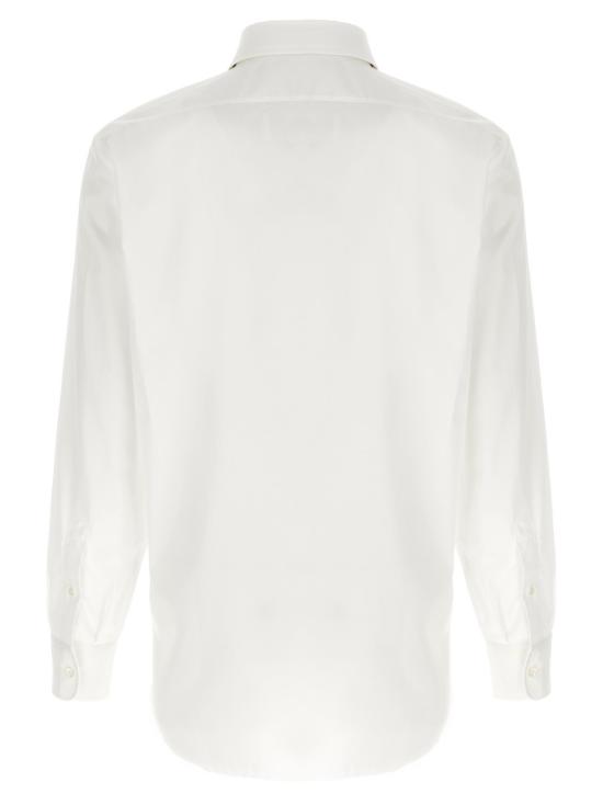 26SS 마르지엘라 Foiled 코튼 포플린 셔츠 S50DT0073S43001102 White - MAISON MARGIELA