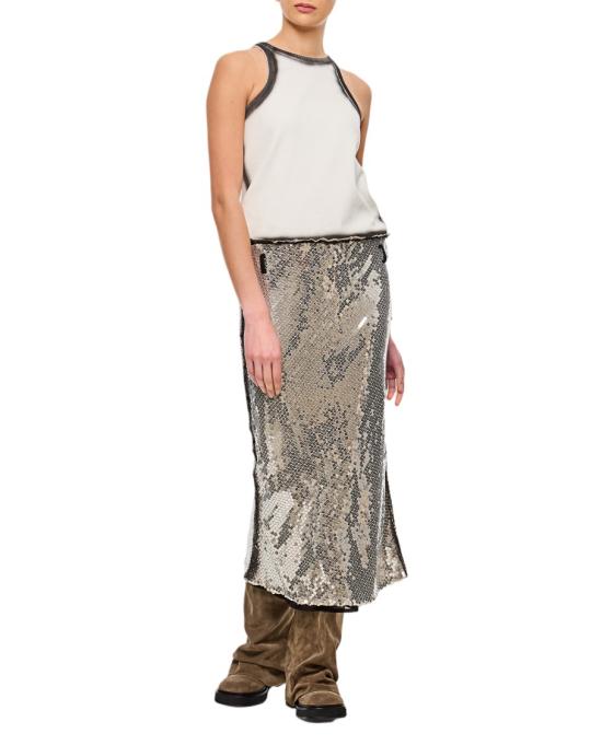 25SS 디 아티코 롱 원피스 250WCW00180MIX014SP694 White - THE ATTICO