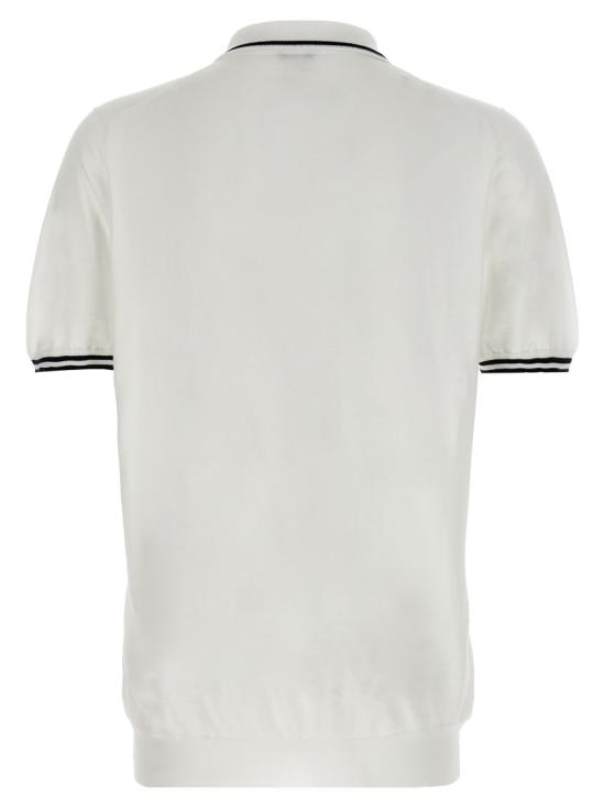 25SS 키톤 폴로 티셔츠 UMK0458V110A001 White - KITON