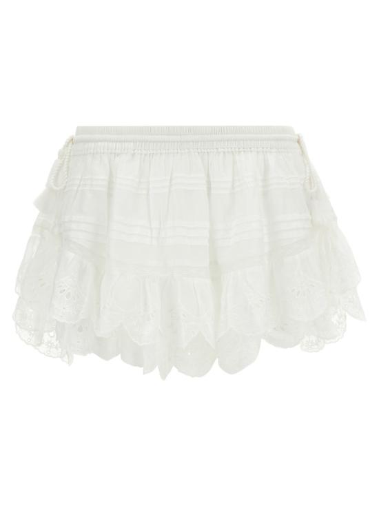 26SS 이자벨마랑에뚜왈 숏팬츠 SH0255FAD1J05E20WH White