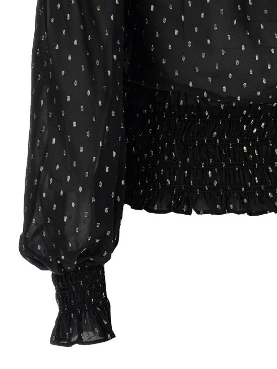 26SS 셀프 포트레이트 블라우스 RS26156TBBBLACK Black - SELF PORTRAIT