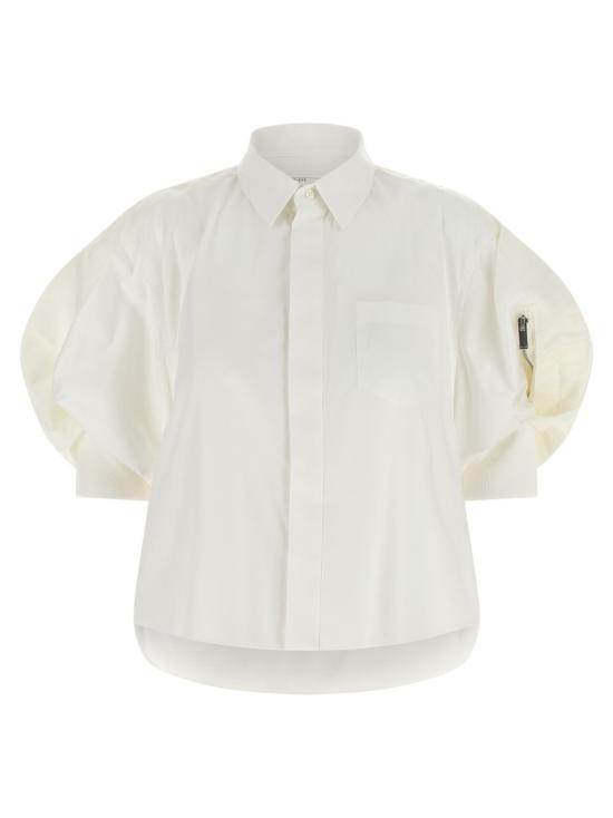 26SS 사카이 셔츠 SCW336151 White