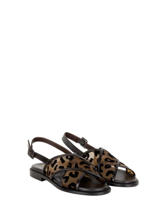 26SS 루카 그로시 샌들 L930S RETE PELLECUOIO NERO MACULATO - LUCA GROSSI