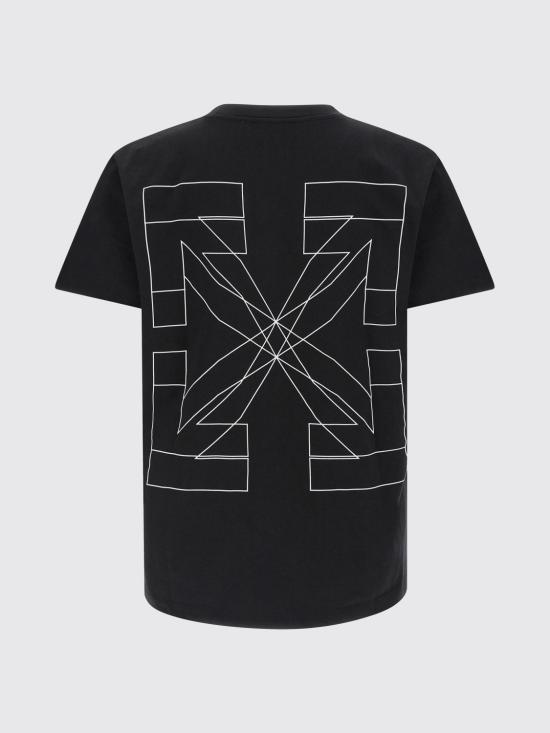 26SS 오프화이트 반팔 티셔츠 OMAA027S26JER003 0001 Black - OFF WHITE