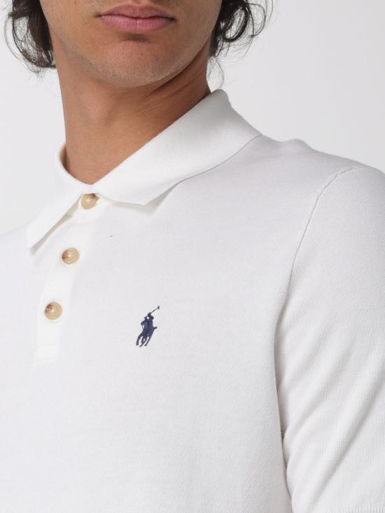 26SS 폴로 랄프로렌 폴로 티셔츠 710980682 005 White - POLO RALPH LAUREN