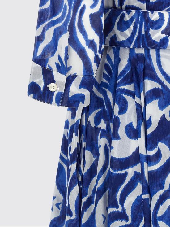 26SS 사만다 성 롱 원피스 ASTERDRESS WHITECOBALTBLU Blue - SAMANTHA SUNG