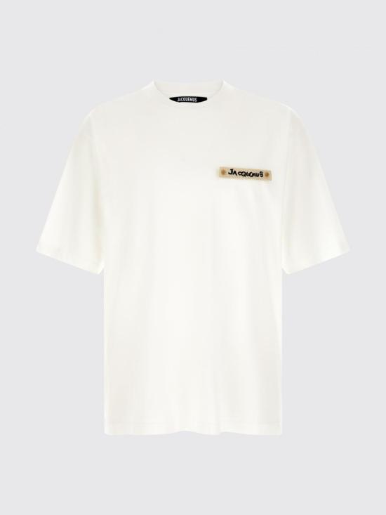 26SS 자크뮈스 반팔 티셔츠 26ETSM00643AJ00289 1NJ White - JACQUEMUS