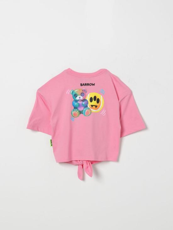26SS [키즈] 바로우 티셔츠 S6BKJGTH140X BW311 Pink - BARROW