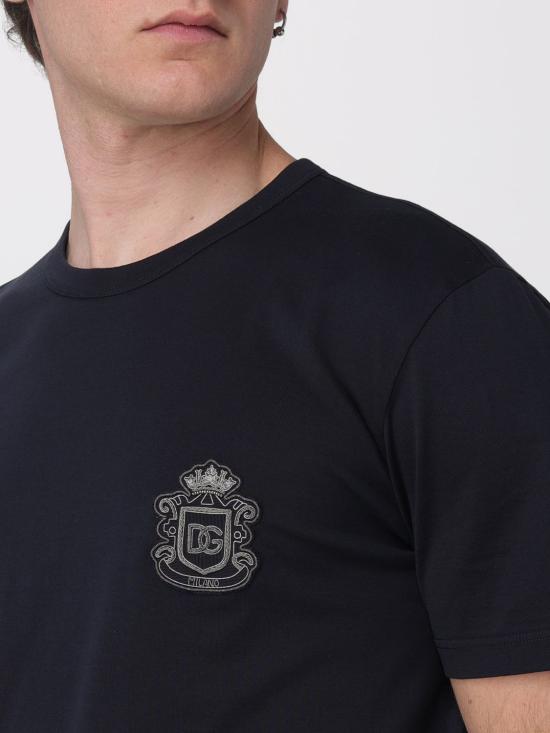 26SS 돌체앤가바나 반팔 티셔츠 G8PT1ZG7PZU B0665 Blue - DOLCE & GABBANA