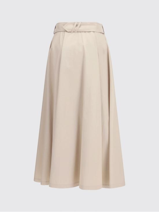 26SS 버버리 개버딘 트렌치 미디 스커트 8126613 Beige - BURBERRY