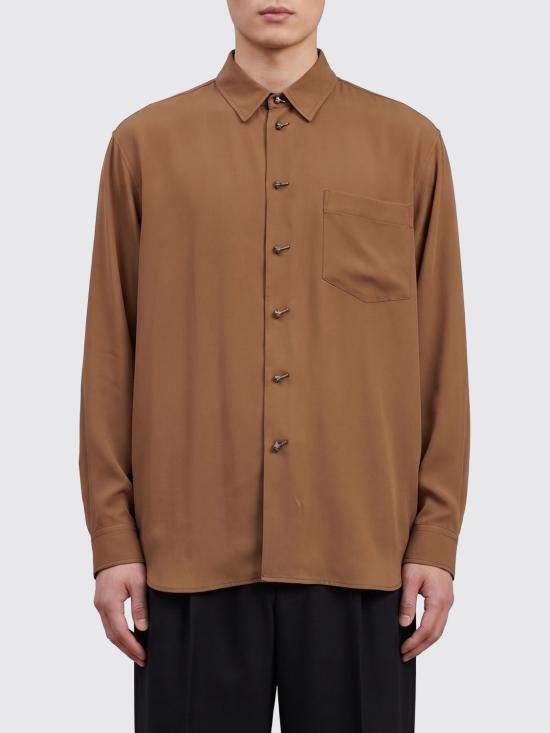 26SS 마리아노 긴팔 셔츠 MGSS26SR01870 6074 Brown