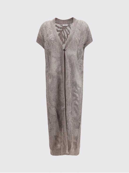 26SS 브루넬로 쿠치넬리 스웨터 MDT771016 C9089 Mud - BRUNELLO CUCINELLI