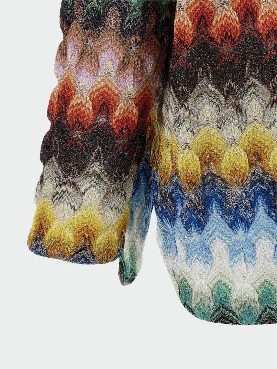 26SS 미소니 긴팔 티셔츠 DS26SJ01BR015J SMSNV Multicolor - MISSONI