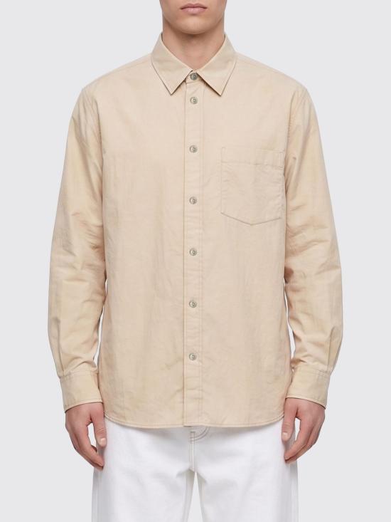 26SS 르메르 긴팔 셔츠 SH1236LF1500 WH048 Yellow Cream