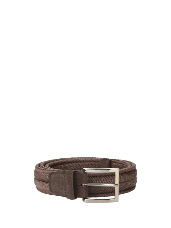 26SS 오르치아니 벨트 U07369 ROPE ELASTTERRA Brown