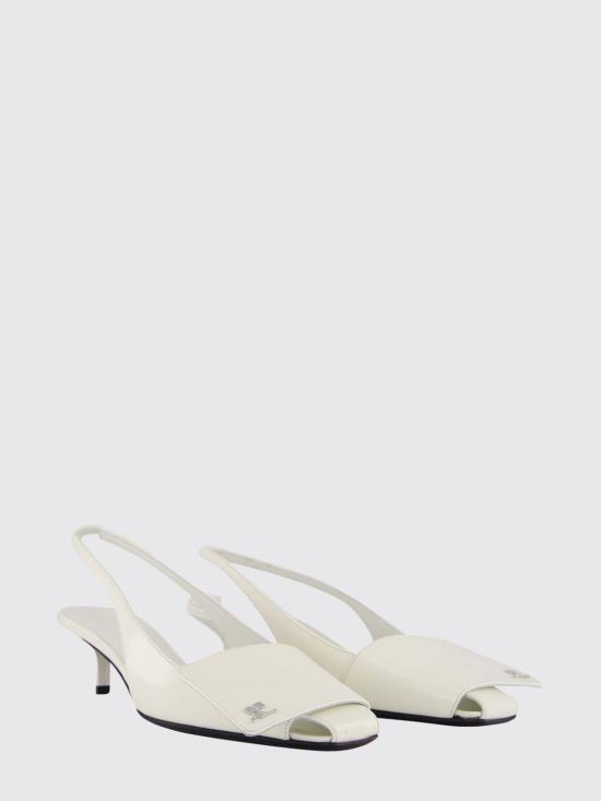 26SS 쿠레쥬 힐/펌프스 126SPP052CV0033 0001 White - COURREGES