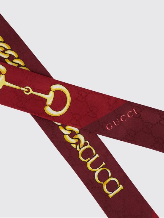 26SS 구찌 머플러/스카프 8532033G009 6173 Burgundy - GUCCI