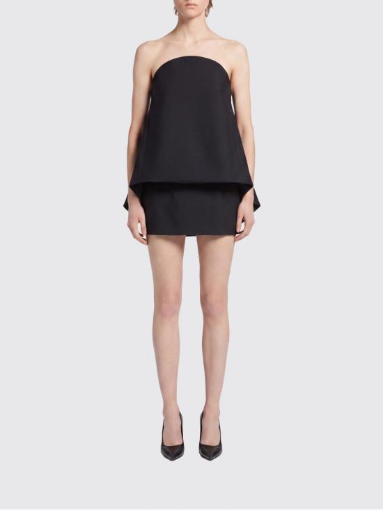 26SS 발렌시아가 롱 원피스 872115TUQ03 1000 Black