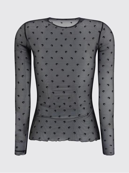 26SS 마린세르 긴팔 티셔츠 WTS006CJER0107 BK99 Black - MARINE SERRE