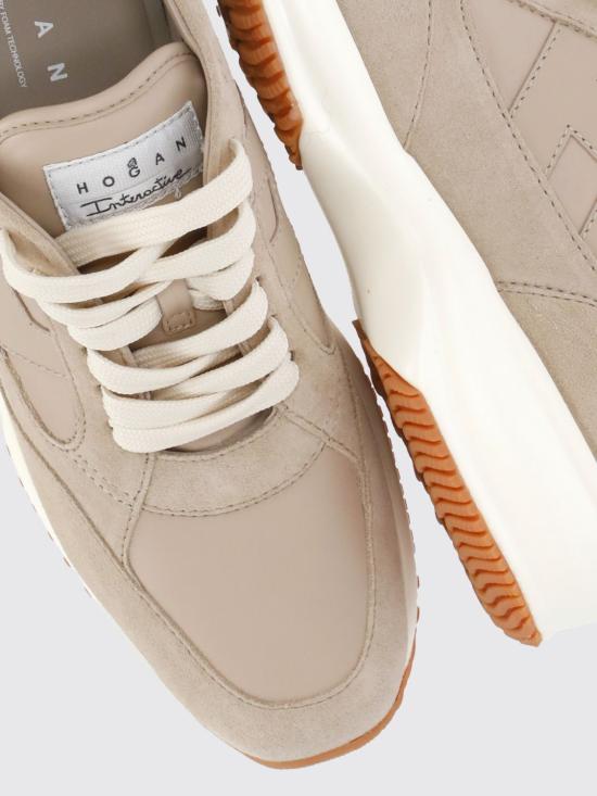 26SS 호간 플랫 슈즈 HXW7130GC60UHC 0RWJ Beige - HOGAN