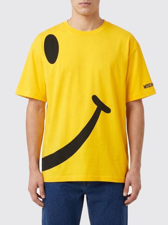26SS 모스키노 반팔 티셔츠 07080241 1027 Yellow