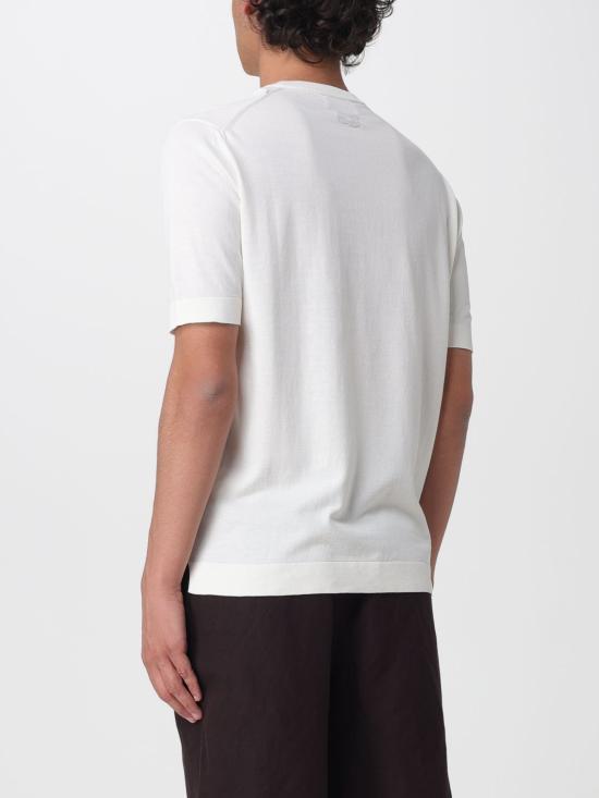 26SS 라르디니 반팔 티셔츠 PALMMC77PA66023 100 White - LARDINI