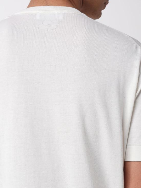 26SS 라르디니 반팔 티셔츠 PALMMC77PA66023 100 White - LARDINI