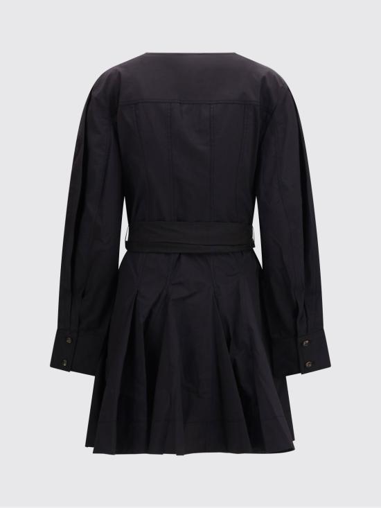 26SS 가니 롱 원피스 A1030479 099 Black - GANNI