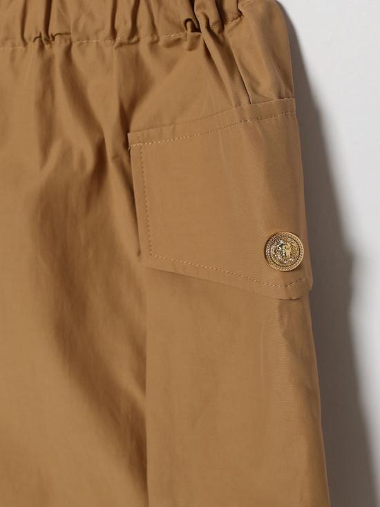 26SS [키즈] 발망 스커트 BY7B01B0094 116 Brown - BALMAIN