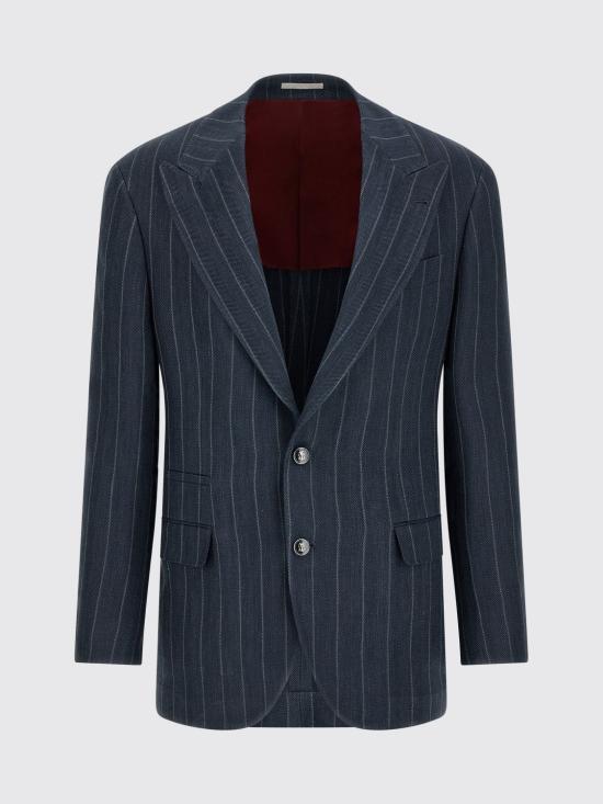 26SS 브루넬로 쿠치넬리 수트 자켓 MZ4238BFC5 C1010 Blue - BRUNELLO CUCINELLI