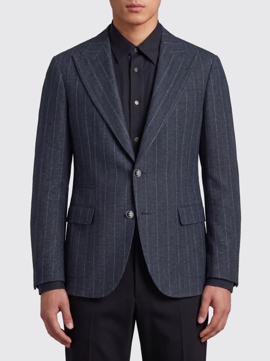 26SS 브루넬로 쿠치넬리 수트 자켓 MZ4238BFC5 C1010 Blue