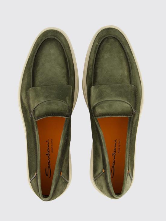 26SS 산토니 로퍼 MGDT19051TICSEAA V57 Green - SANTONI