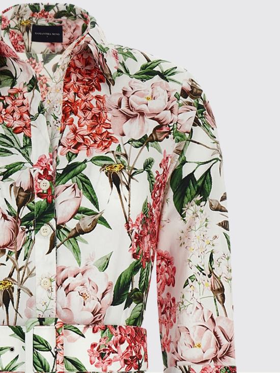 26SS 사만다 성 롱 원피스 ABELIADRESS WHITECORAL Fa01 - SAMANTHA SUNG