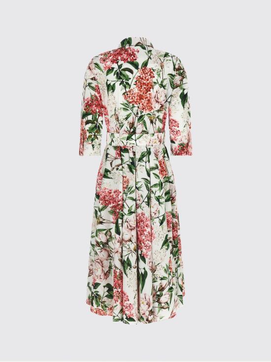 26SS 사만다 성 롱 원피스 ABELIADRESS WHITECORAL Fa01 - SAMANTHA SUNG