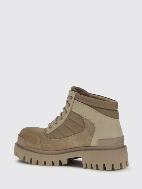26SS 발렌시아가 컴뱃 스트라이크 로우 부츠 867708WCB45 9090 Beige - BALENCIAGA