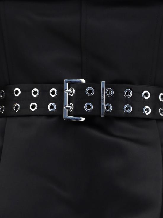 26SS 가니 롱 원피스 A1030437 099 Black - GANNI