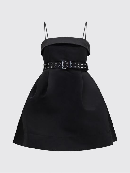 26SS 가니 롱 원피스 A1030437 099 Black - GANNI