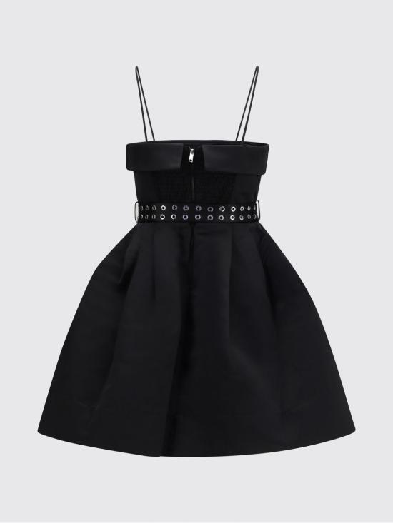 26SS 가니 롱 원피스 A1030437 099 Black - GANNI