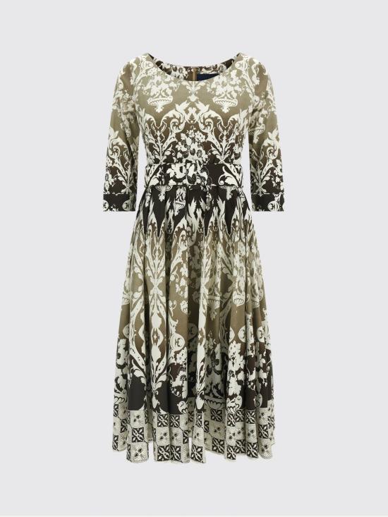 26SS 사만다 성 롱 원피스 ABELIADRESS KHAKI Multicolor - SAMANTHA SUNG