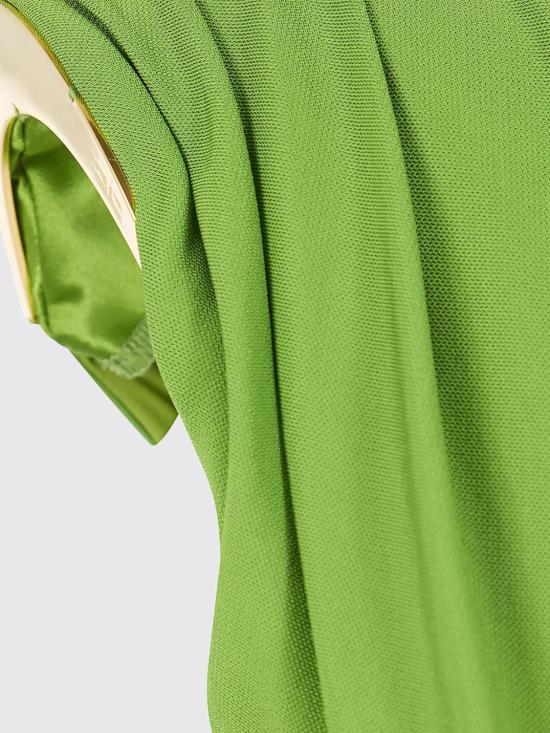 26SS 엘리자베타프랜치 롱 원피스 AB90661E2 AV3 Acid Green - ELISABETTA FRANCHI