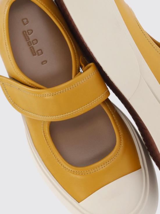 26SS 마르니 스니커즈 SNZW003120P7226 00Y66 Yellow - MARNI