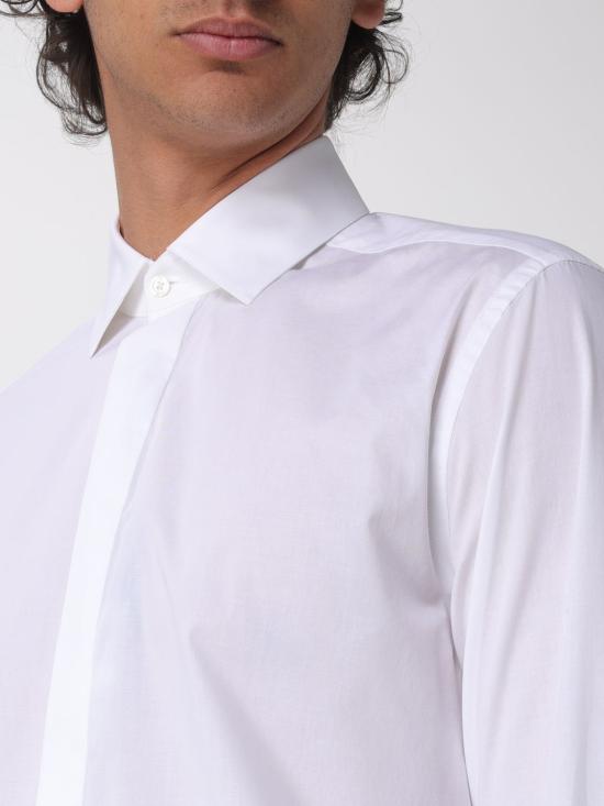 26SS 꼬르넬리아니 긴팔 셔츠 27P9132791463 028 White - CORNELIANI