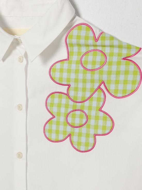 26SS [키즈] 시모네타 셔츠 SY5A01P0013 100VE White - SIMONETTA