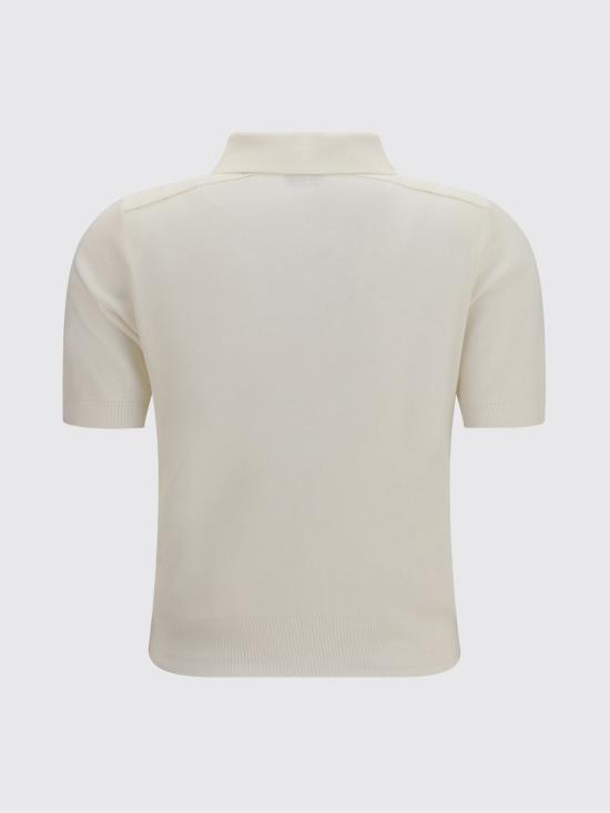 26SS 버버리 울 폴로 셔츠 8112168 White - BURBERRY